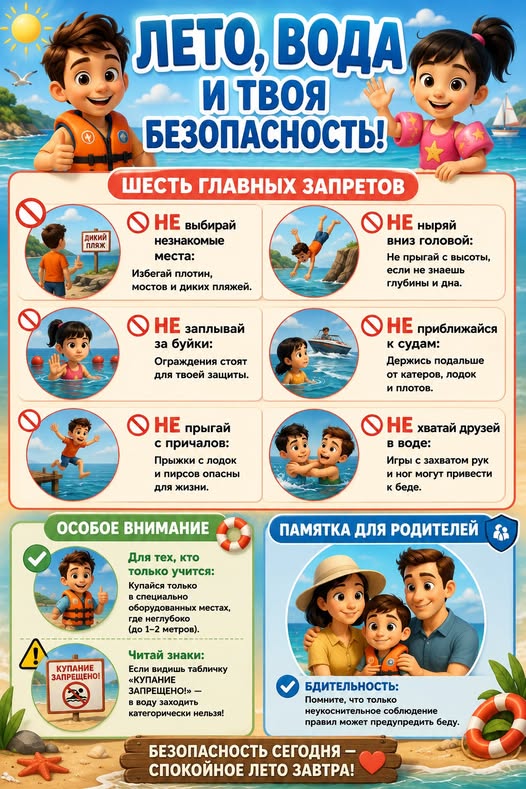 Правила поведения на воде
